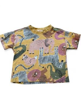Funky, Fun Safari Animal Print  Shirt | 3 years